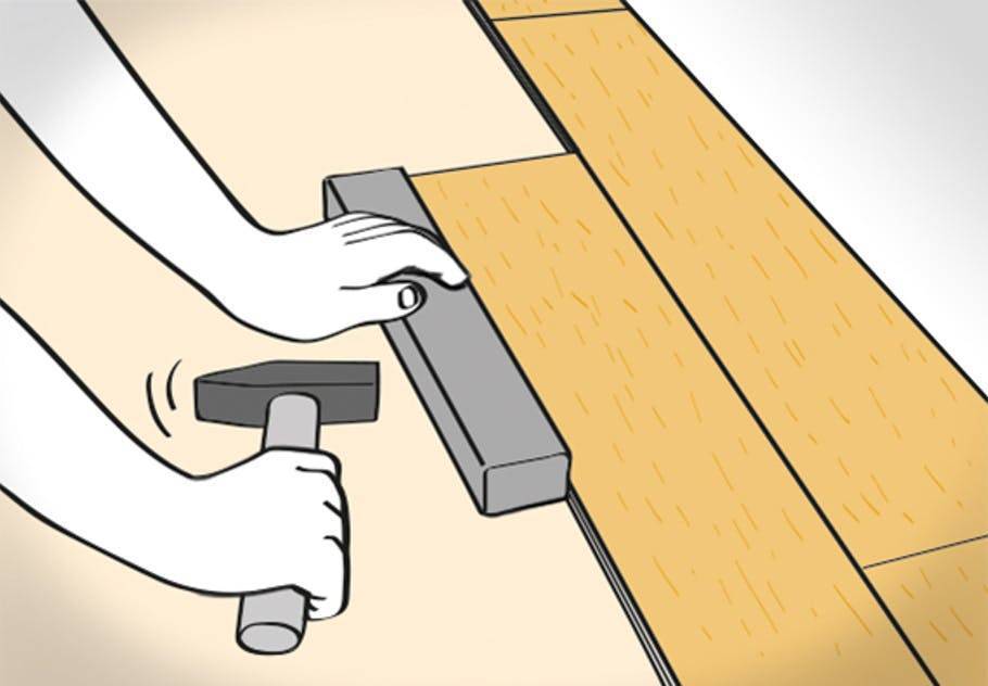 Укладка ламината на деревянный пол своими руками: пошаговая инструкция с фото
