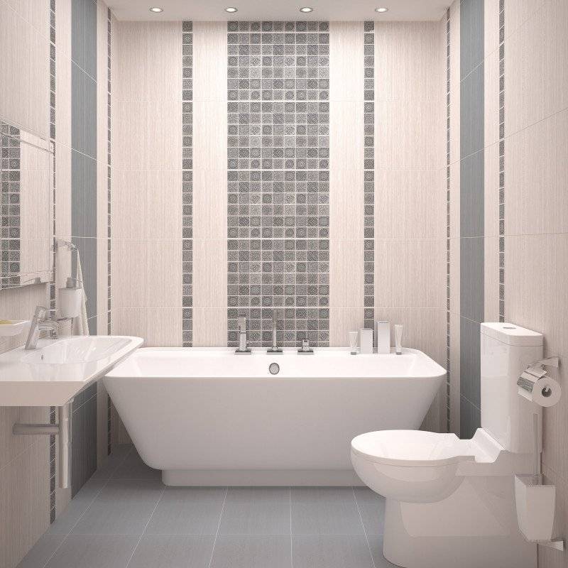 Интересные варианты укладки плитки в ванной комнате