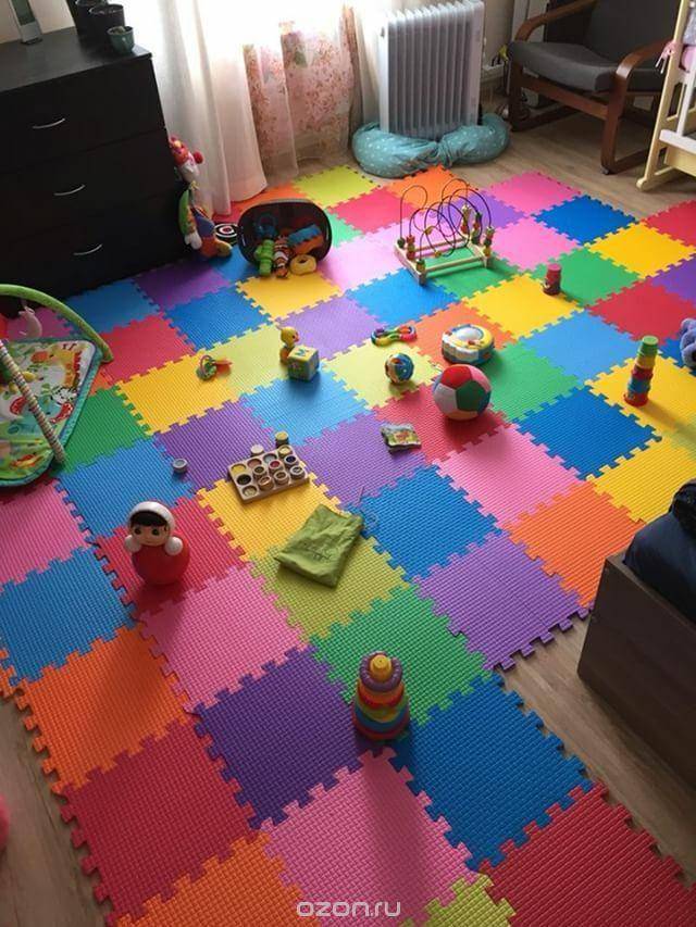 Мягкий пол для детских комнат: как выбрать без ошибок