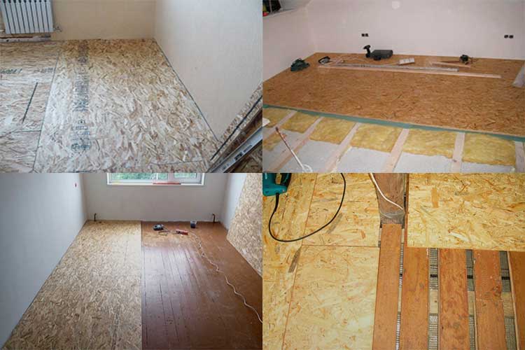 Замена деревянного пола в квартире на доски и панели осб - блог о строительстве