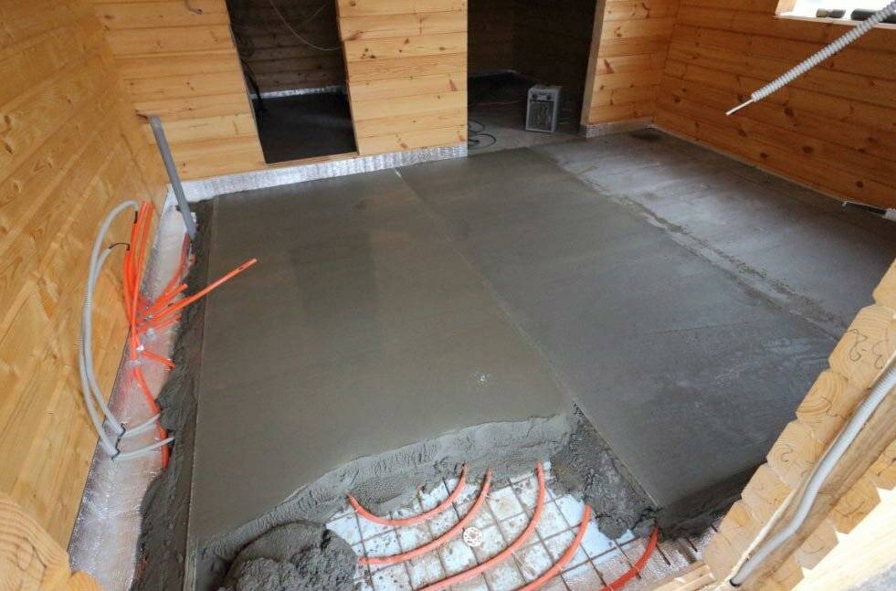 Устройство бетонного пола бани - инструкция по укладке слоёв пола