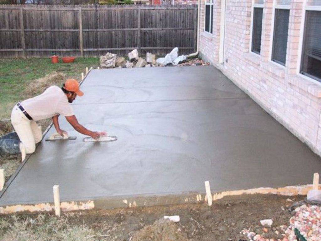 Технология железнения бетона цементом