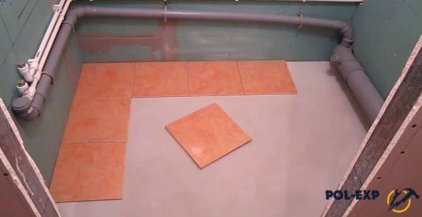 Как положить плитку на пол в ванной: стяжка, укладка, как укладывать, как класть напольную плитку, подготовка, размеры, как залить, фото и видео
