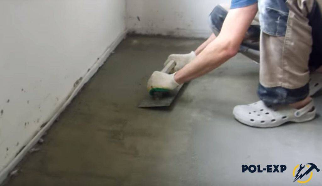 Как железнить бетон: мини-инструкция