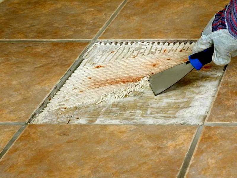 Как очистить керамическую плитку от плиточного клея
