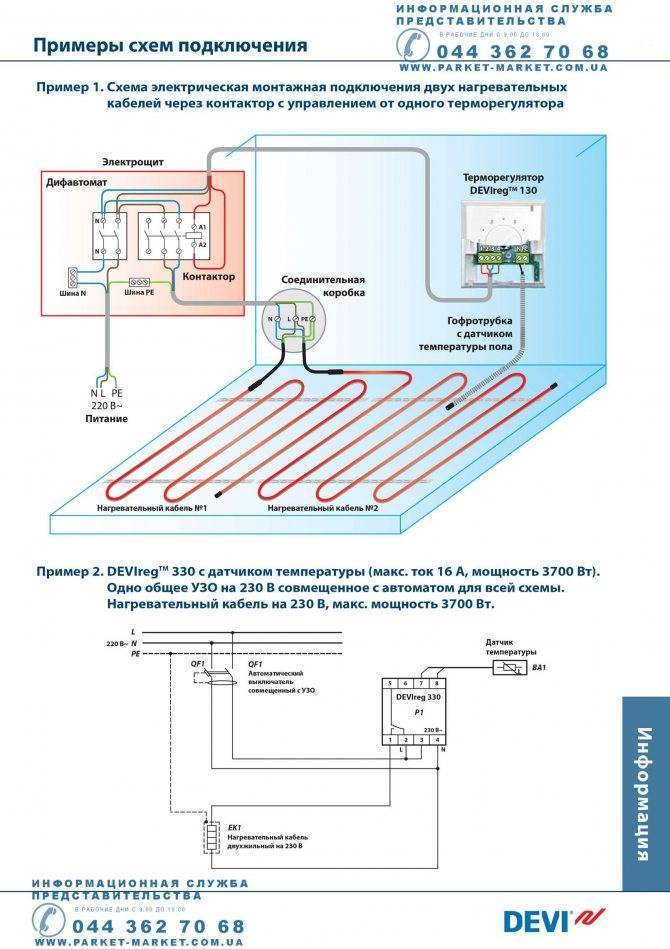 Производим подключение инфракрасного теплого пола – инструкция по шагам с фото и видео пособием