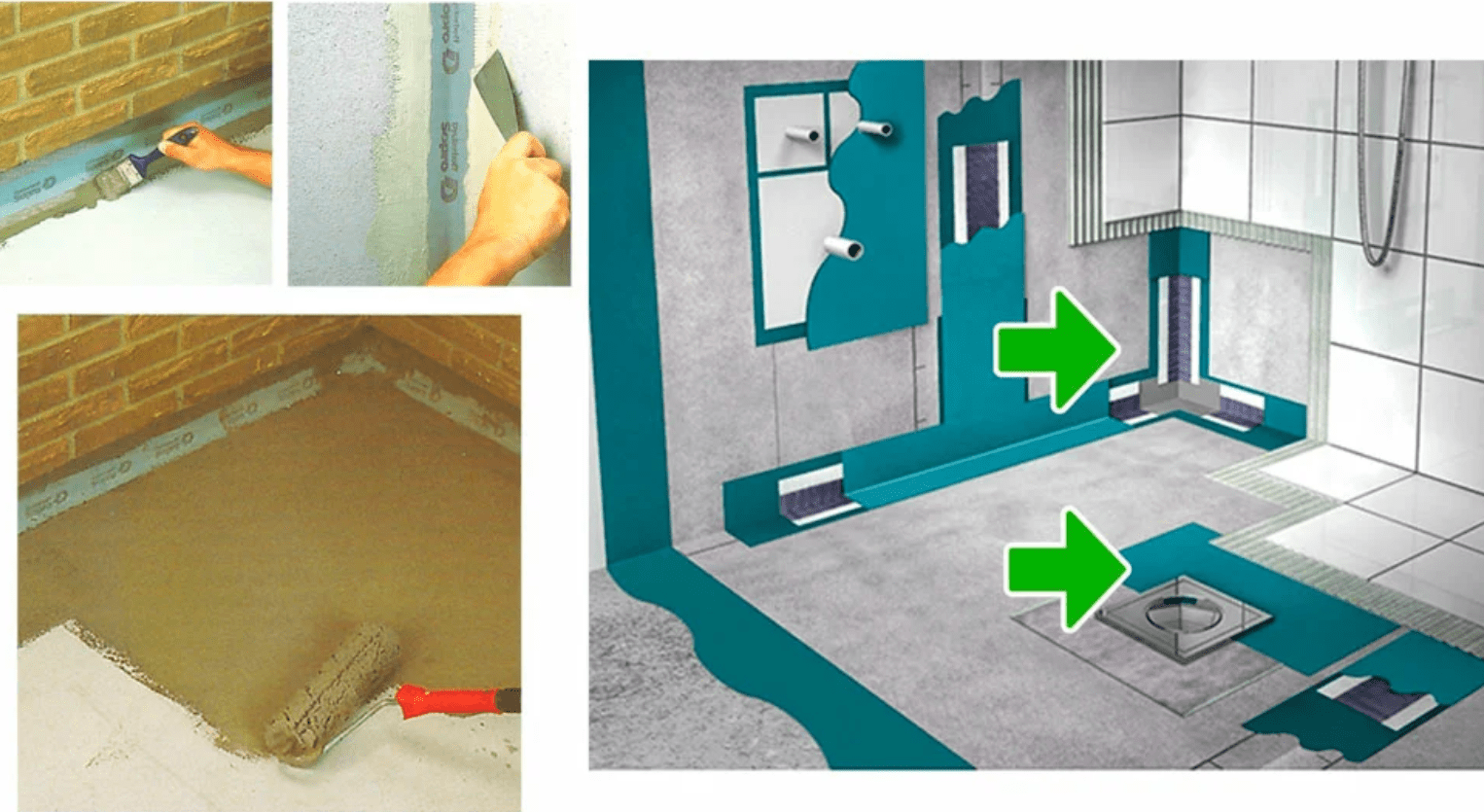 Как правильно сделать гидроизоляцию в ванной комнате своими руками — фото и пошаговая видео