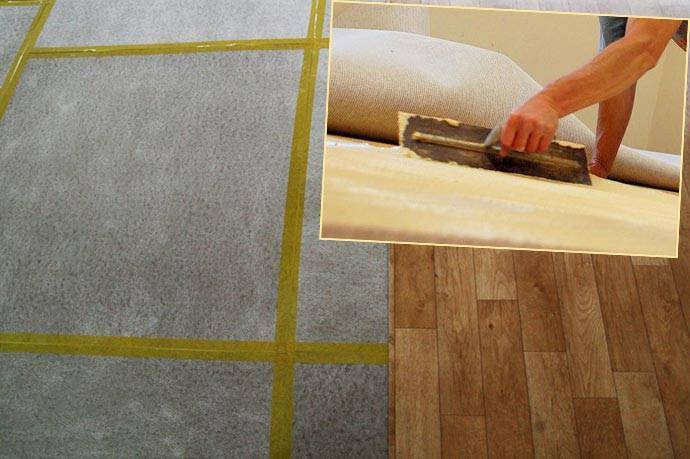 Как правильно стелить линолеум на бетонный пол: технология, пошаговая инструкция