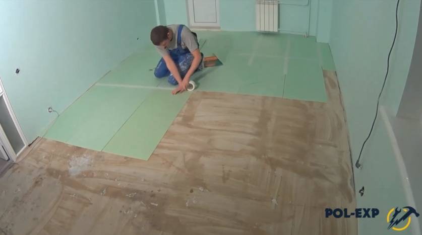 Как стелить ламинат на бетонный пол - пошаговая инструкция