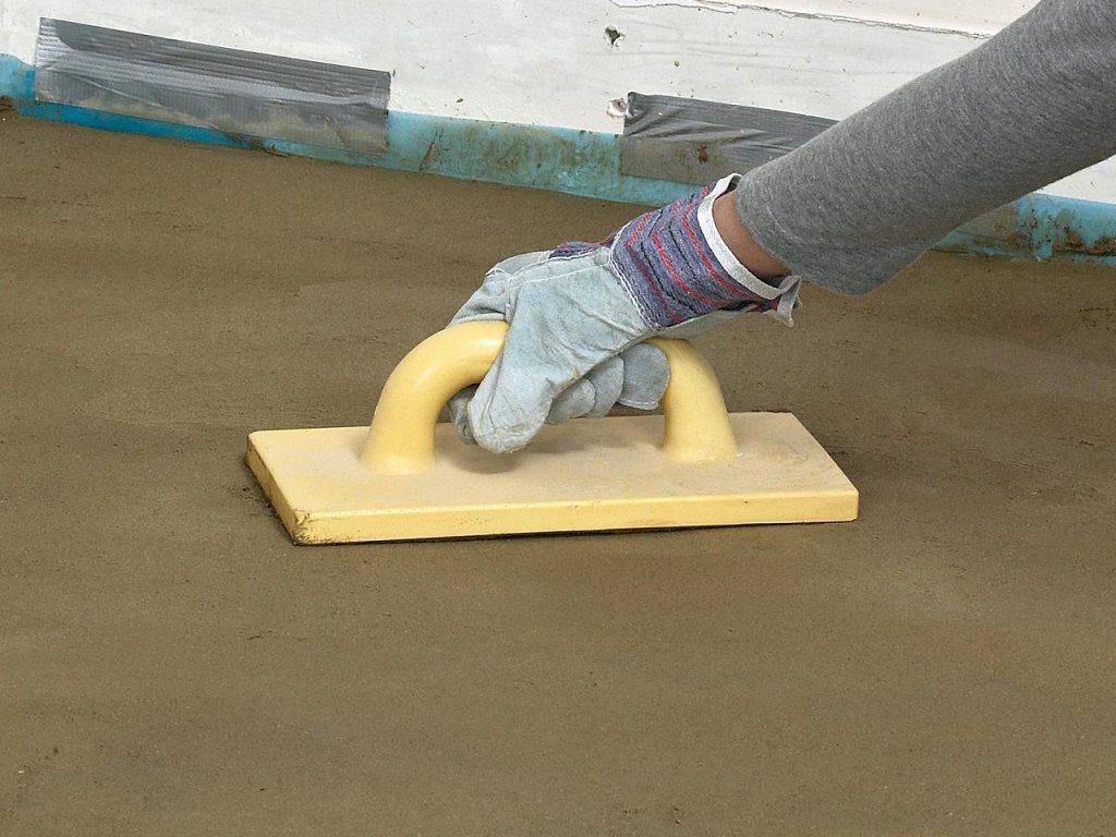 Затирка бетона — как делать правильно?