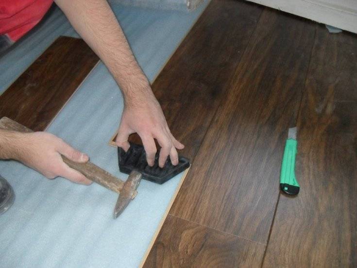 Укладка винилового ламината своими руками — пошаговая инструкция