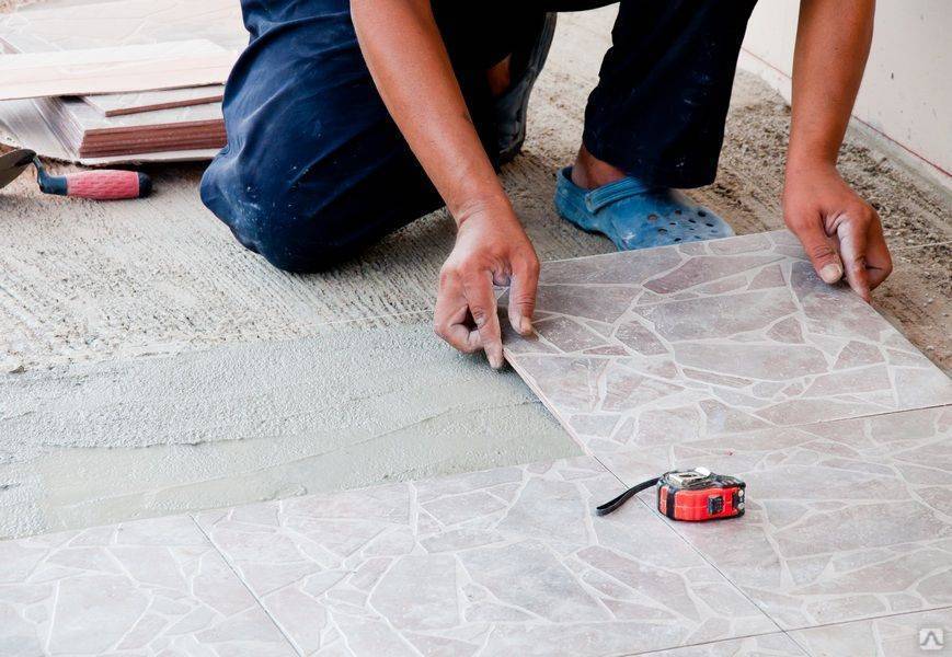 Укладка керамической плитки — пошаговая инструкция