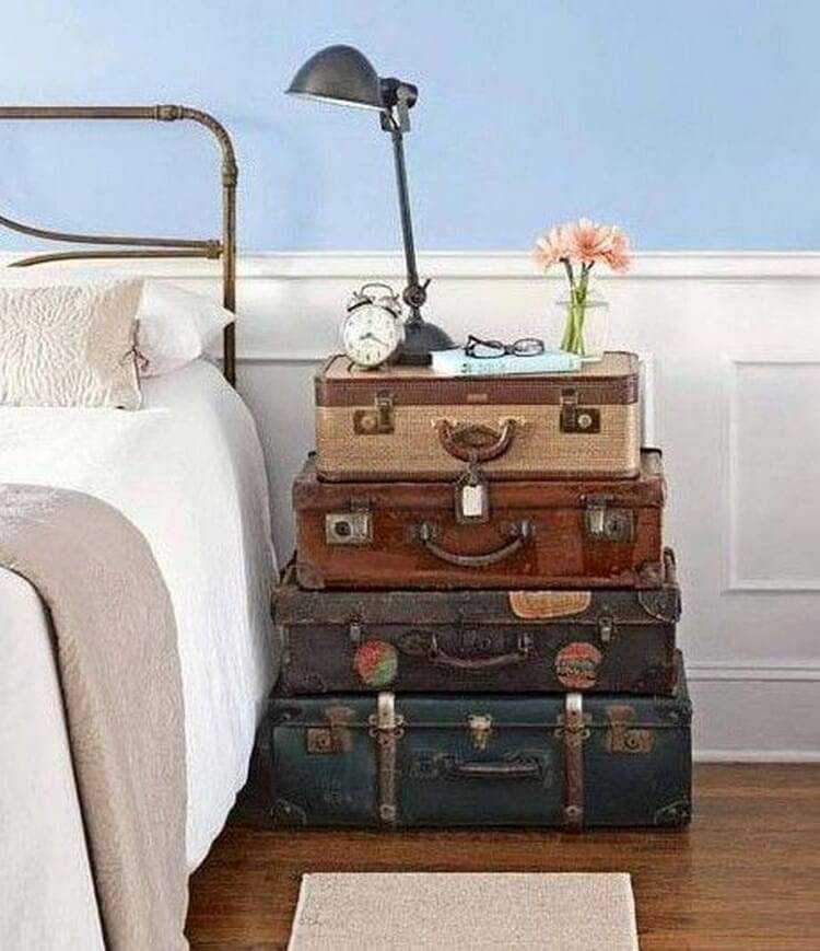 Декупаж старого чемодана, описание основных этапов работы