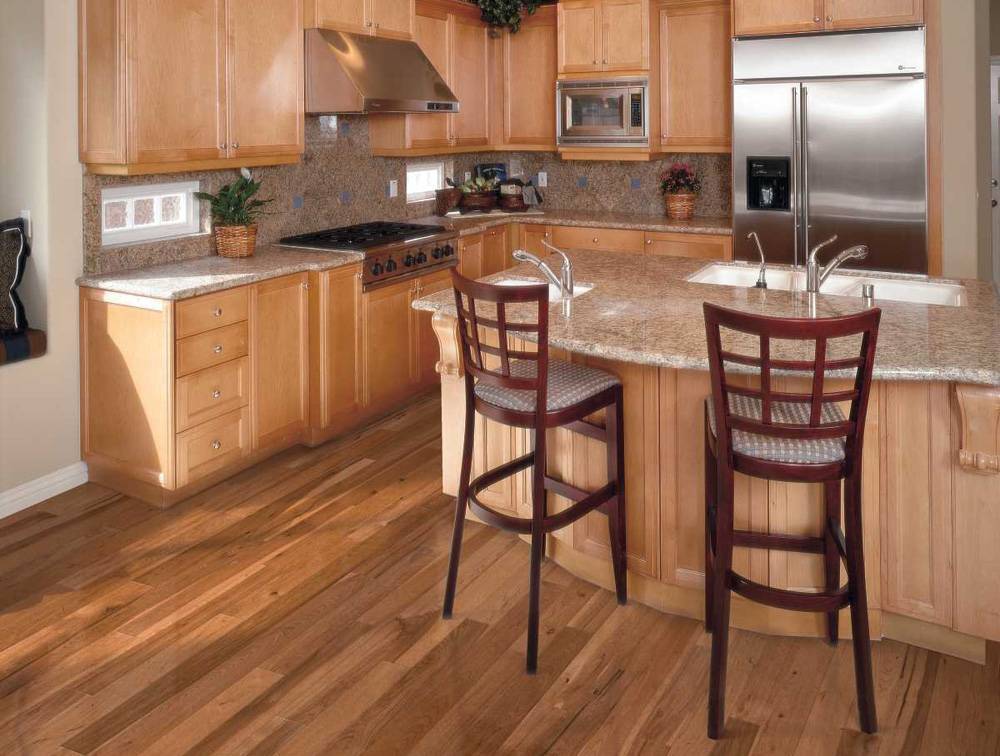 Из чего лучше сделать пол на кухне: комбинированный, пробковый или деревянный