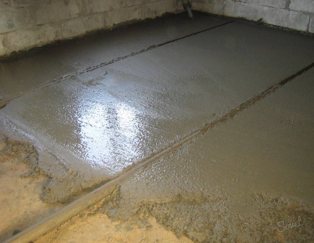 Как правильно залить бетонный пол в гараже самостоятельно