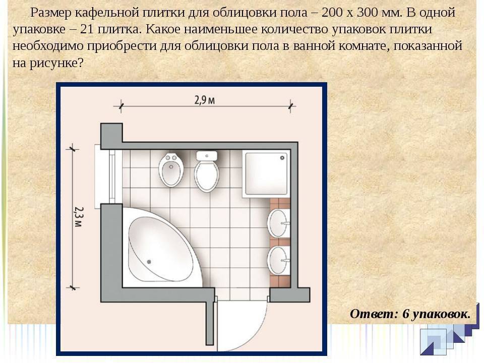 Размеры напольной плитки для ванной, кухни, туалета, стандартные, размеры керамической плитки