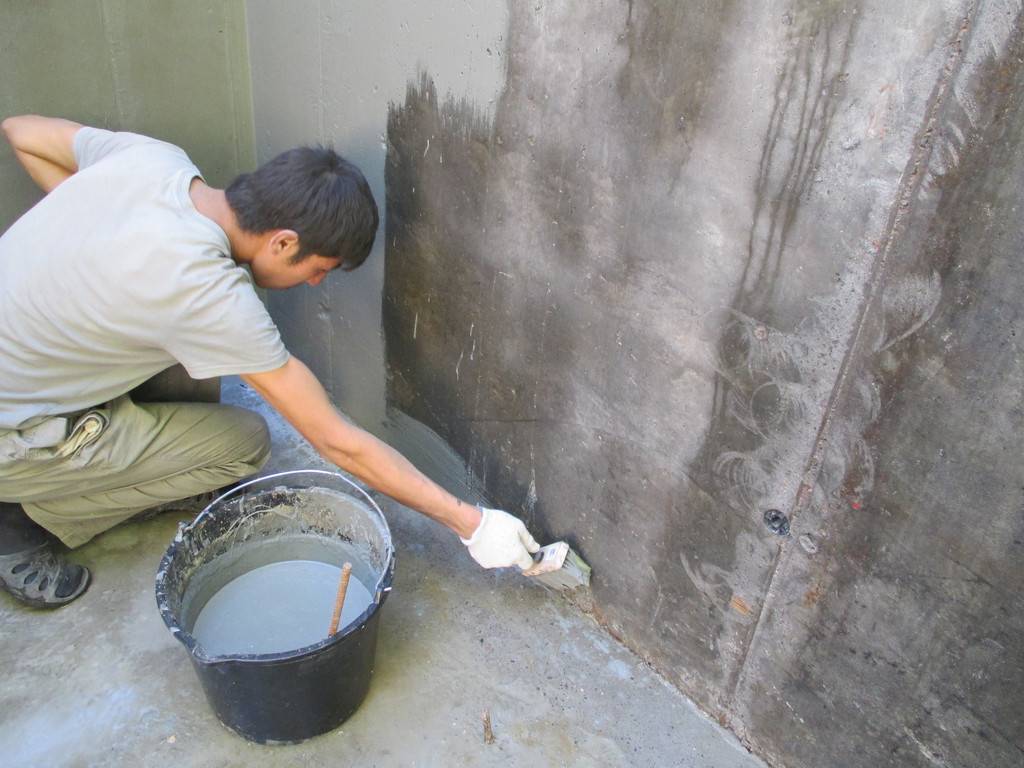 Внутренняя гидроизоляция бетона