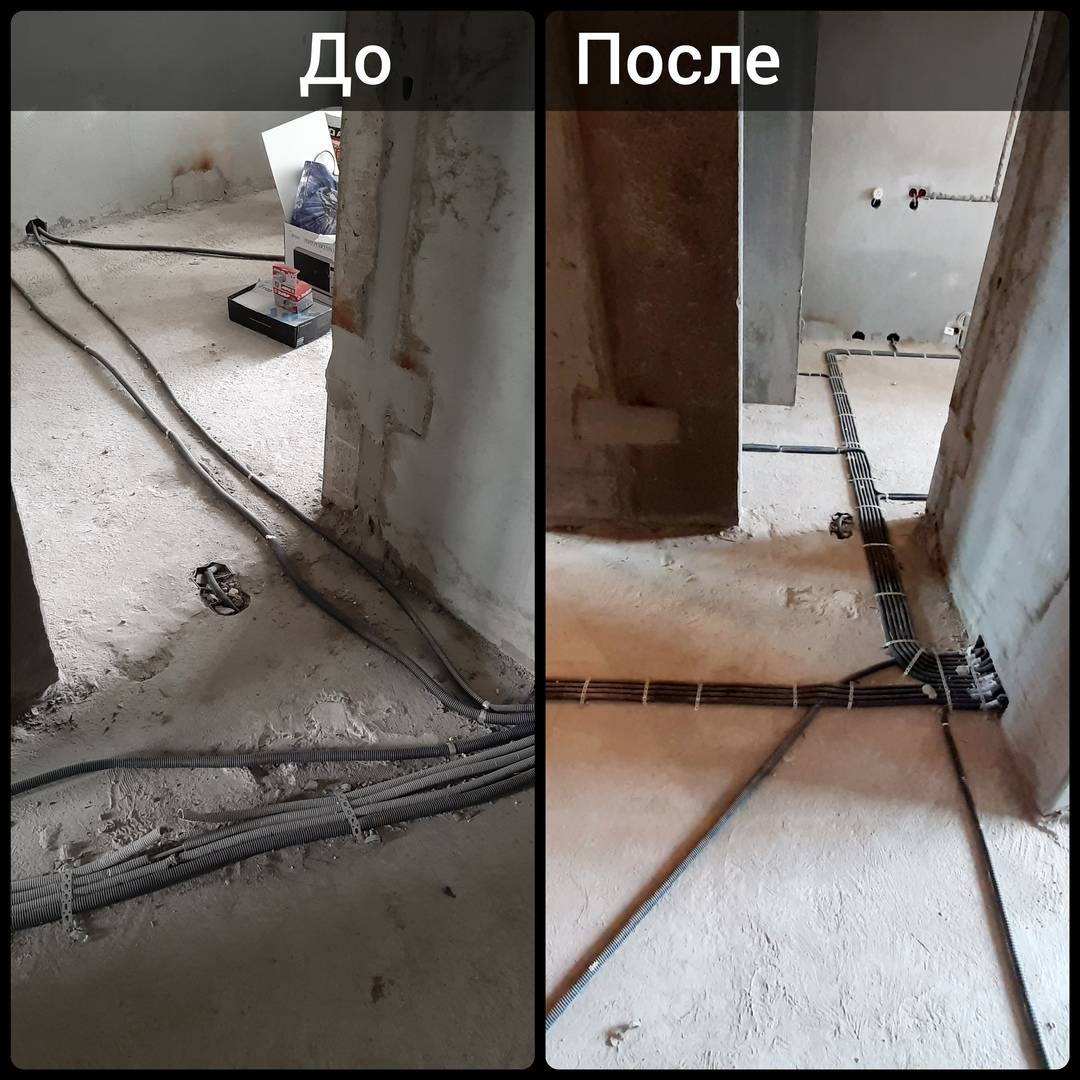 Электрическая проводка в полу под стяжкой в деревянном доме